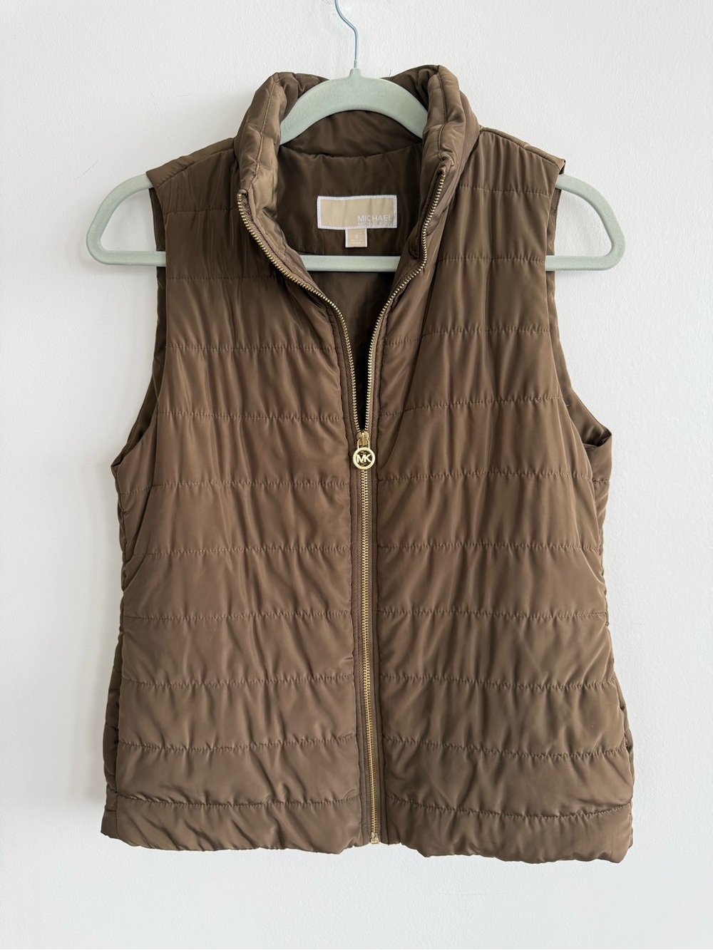 Michael Kors Women's Brown Quilted Puffer Vest NWOT